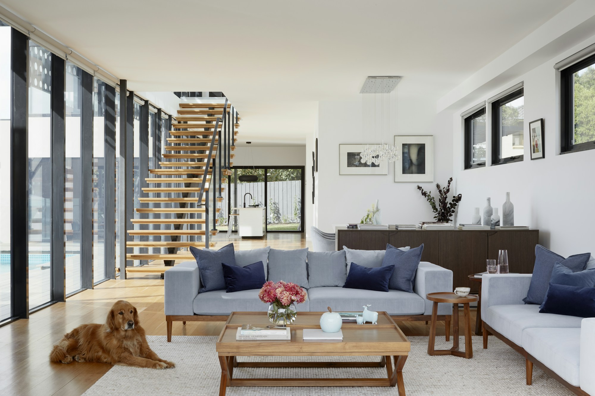 Illustrative stock photograph of a contemporary home interior